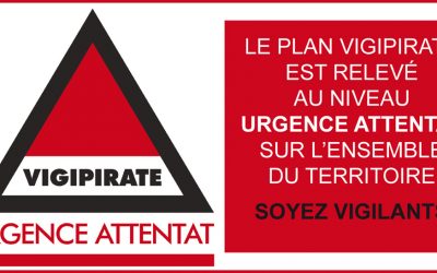 Plan VIGIPIRATE – Niveau “Urgence attentat”