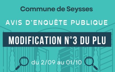 Enquête publique modification n°3 du PLU