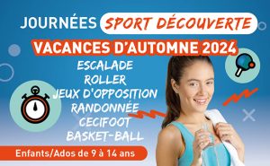 Journées sport découverte vacances automne 2024