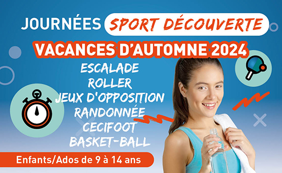 Journées sport découverte vacances automne 2024