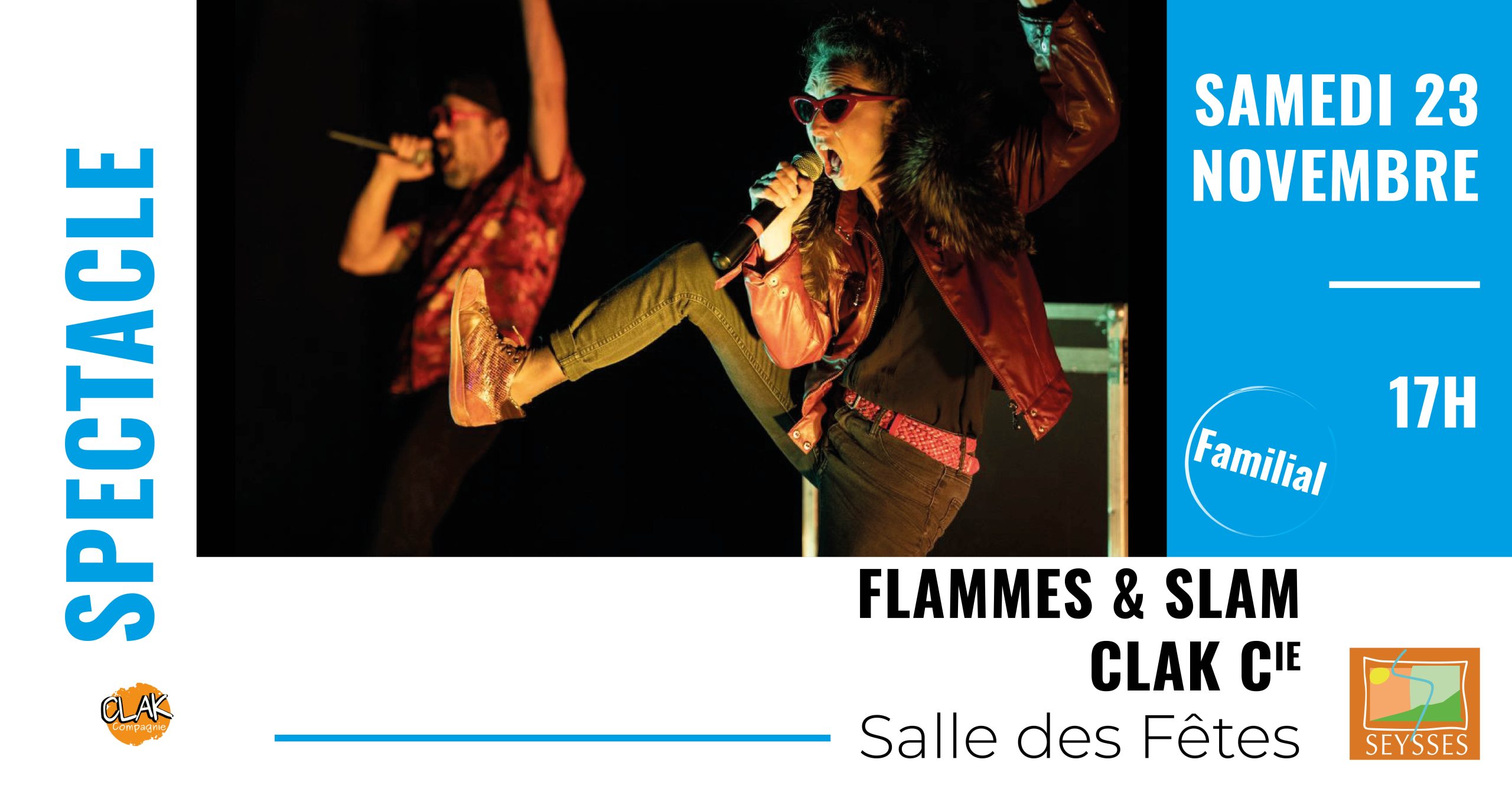 spectacle Flammes & Slam