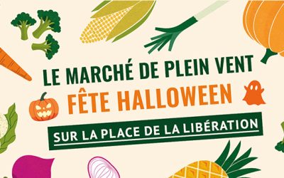 Le marché fête Halloween