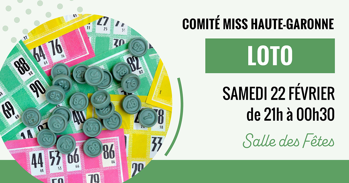 loto Comité miss Haute Garonne